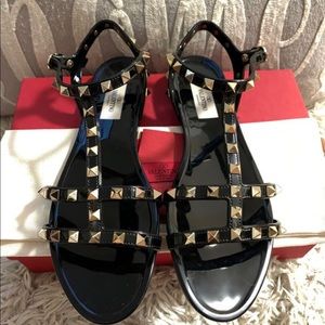 Valentino studded sandals.